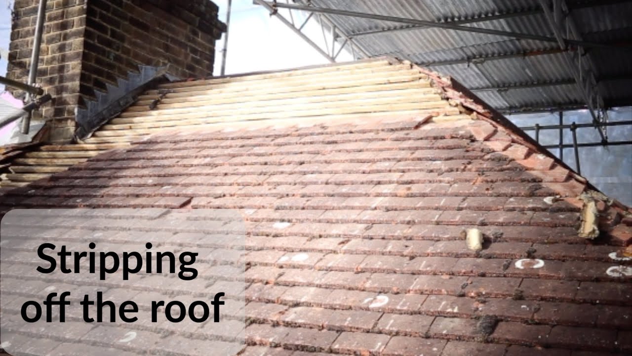 Stripping the roof and steel delivery YouTube