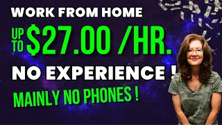 $16-$27/Hr. NO EXPERIENCE NEEDED / (mainly) NO PHONE Work From Home Job Processing Claims | USA