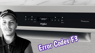 code erreur F3 for dish washer WHIRLPOOL INDESIT ERROR F3