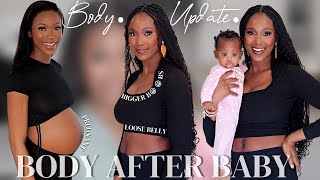 How My Body Changed After Having 2 Babies in 2 Years |Loose Belly |Bigger B@@bs| 4 months Postpartum