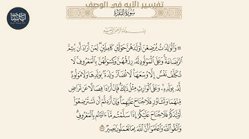 ( والوالدات يرضعن أولادهن حولين كاملين لمن أراد... ) سورة البقرة ايه رقم 233 || ماهر المعيقلي
