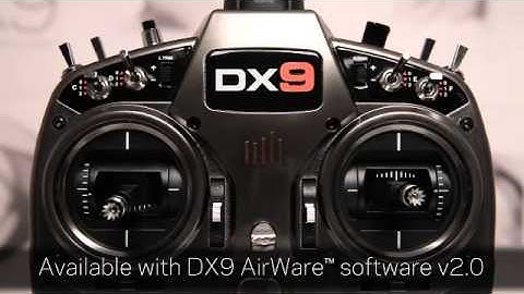 D-Edition TV präsentiert die Spektrum DX9 Fernsteuerung SPMR9900EU