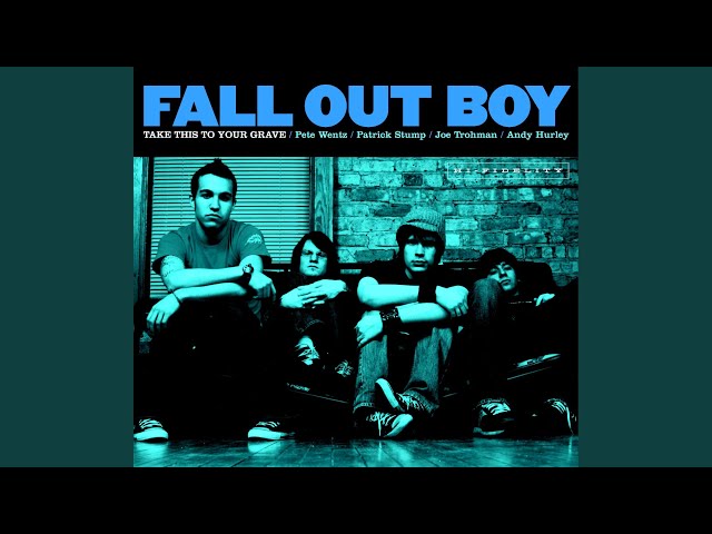 Fall Out Boy - Reinventing The Wheel To Run Myself Over