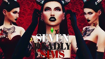 The Sims 4 7 DEADLY SIMS CAS- WRATH \\ A Group Collab 😈