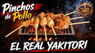 EL REAL YAKITORI X PINCHOS DE POLLO #grill #japon #pollo
