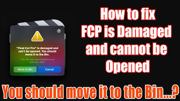 "FCP is Damaged and can