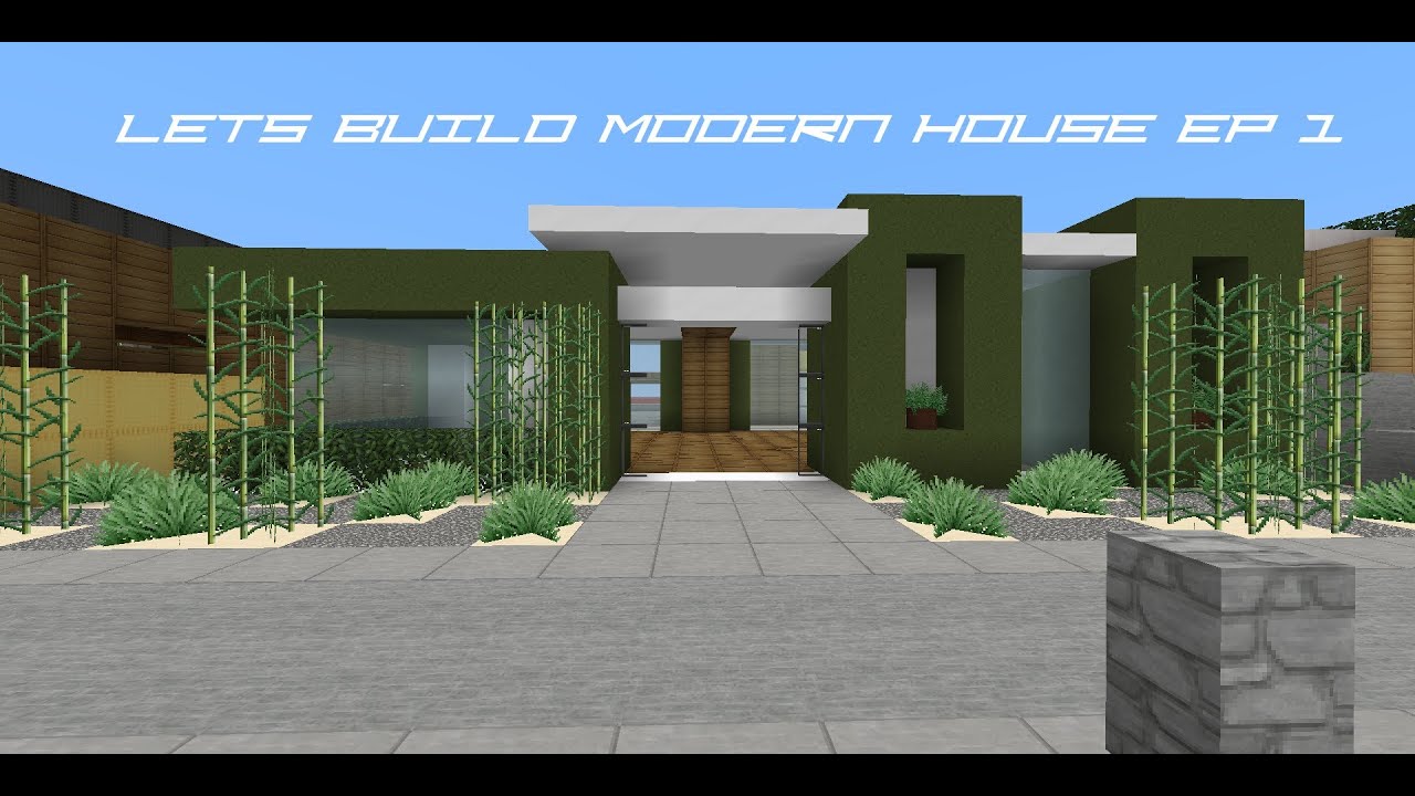  Minecraft  Lets Build 20x20  Modern House  Ep 1 YouTube