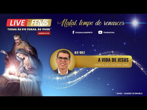 A vida de Jesus, com Haroldo Dutra Dias