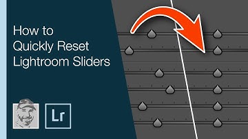 How to Quickly Reset Lightroom Sliders