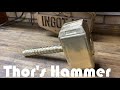 Thor's Hammer In Nordic Gold - Home Furnace - Petrobond Sand Cast - Melting Metal.