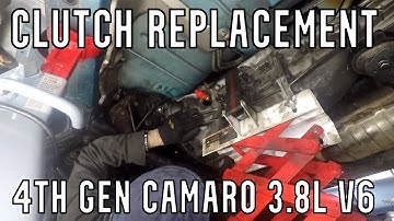 4th Gen Camaro 3.8L V6 Clutch Replacement