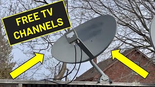Look for one of these satellite dishes and use it for satellite TV