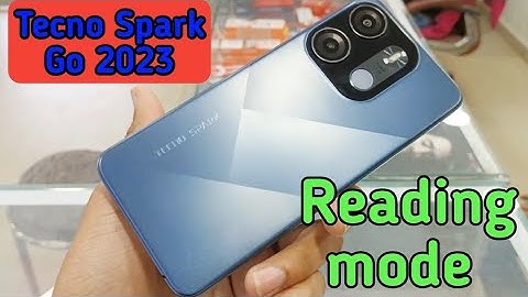 How To Reading Mode Setting Inow To Enable Reading Mode In Tecno Spark Go 2023,