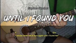 Miniatura de vídeo de "Until I Found You - Stephen Sanchez // Ukulele Tutorial"