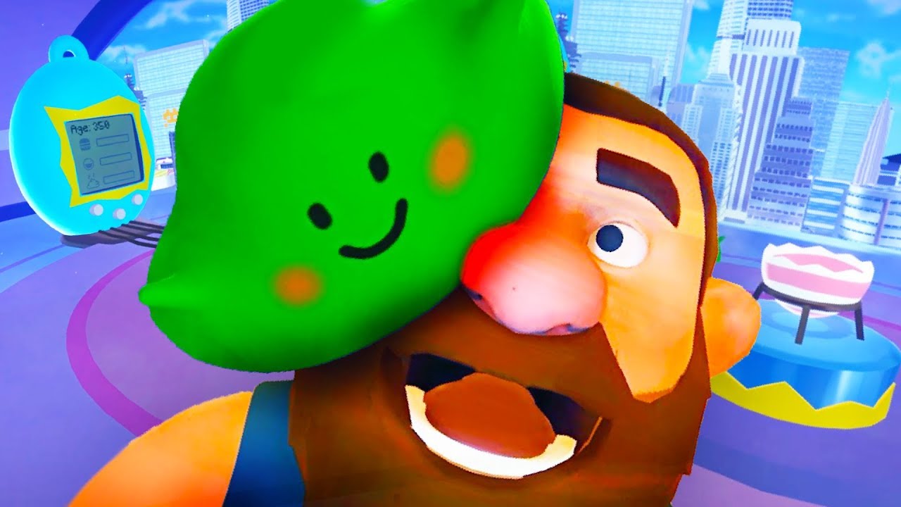 SUICIDE GUY HAS AN EVIL TAMAGOTCHI SLIME BLOB?!? - Suicide Guy Sleepin Deeply DLC