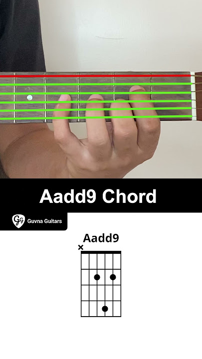 How To Play The Aadd9 Chord On Guitar - Guvna Guitars
