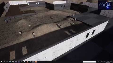 oxGame Multiplayer Basic AI Test #3 Unreal engine 2018