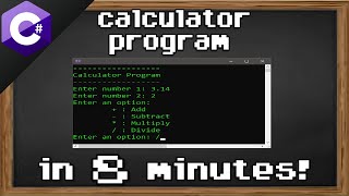 C# calculator program 🖩