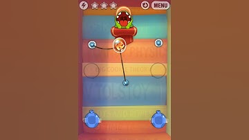 Cut The Rope Experiments 1-8 Getting Started Walkthrough /  Solution Level Guide. 3 Stars.