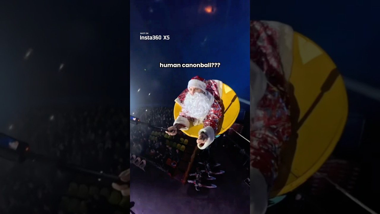 Human Cannonball…😱 Wait for the Landing… | Insta360 X5