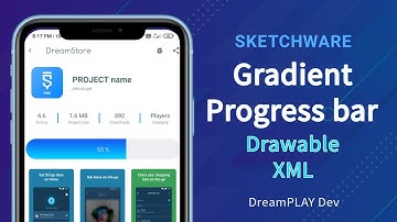 Gradient progress bar in sketchware, Customize progress bar simple in sketchware - DreamPLAY Dev