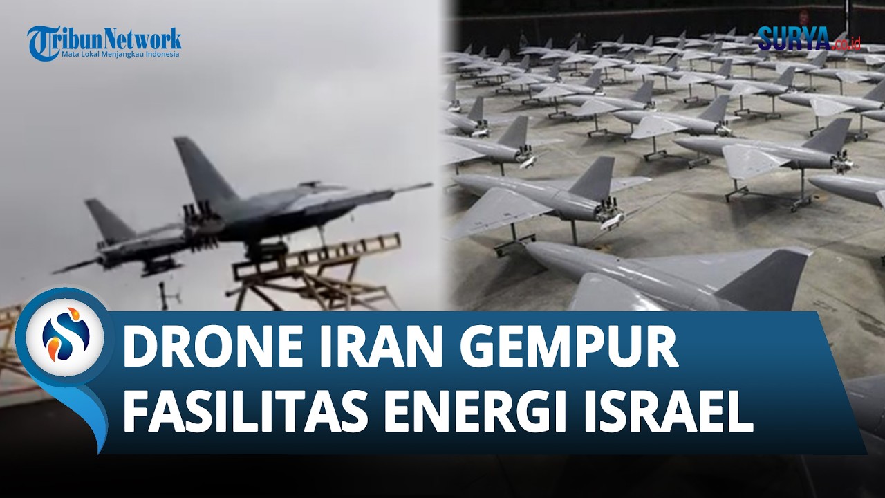 Serangan Balasan Iran! Fasilitas Energi Israel Jadi Sasaran Drone Teheran