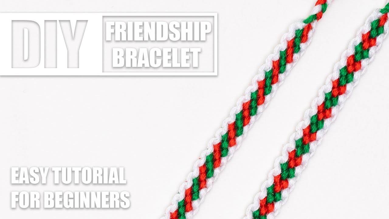 Candy Stripe Christmas Friendship Bracelet Thread Bracelet & Anklet Woven String  Bracelets Waterproof Bracelet Adjustable Bracelets 