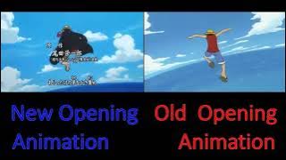 One Piece Opening Episode 1 & Opening Episode 1000 Animation Comparison