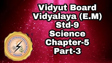 201.Std-9,Science,Chapter-5,Part-3 | Vidyut Board Vidyalaya | BHAGYESH THAKKAR