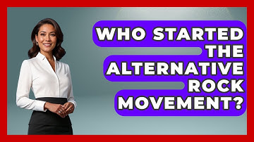 Who Started the Alternative Rock Movement? | Alt Scene Guru News