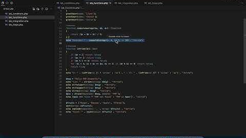 Laboratory 8: PHP Control Structures and Functions