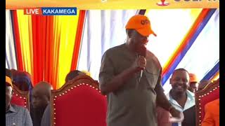 ODM Leader Raila Odinga Defends Senator Edwin Sifuna; says He Has a Right to Speak anything he wish