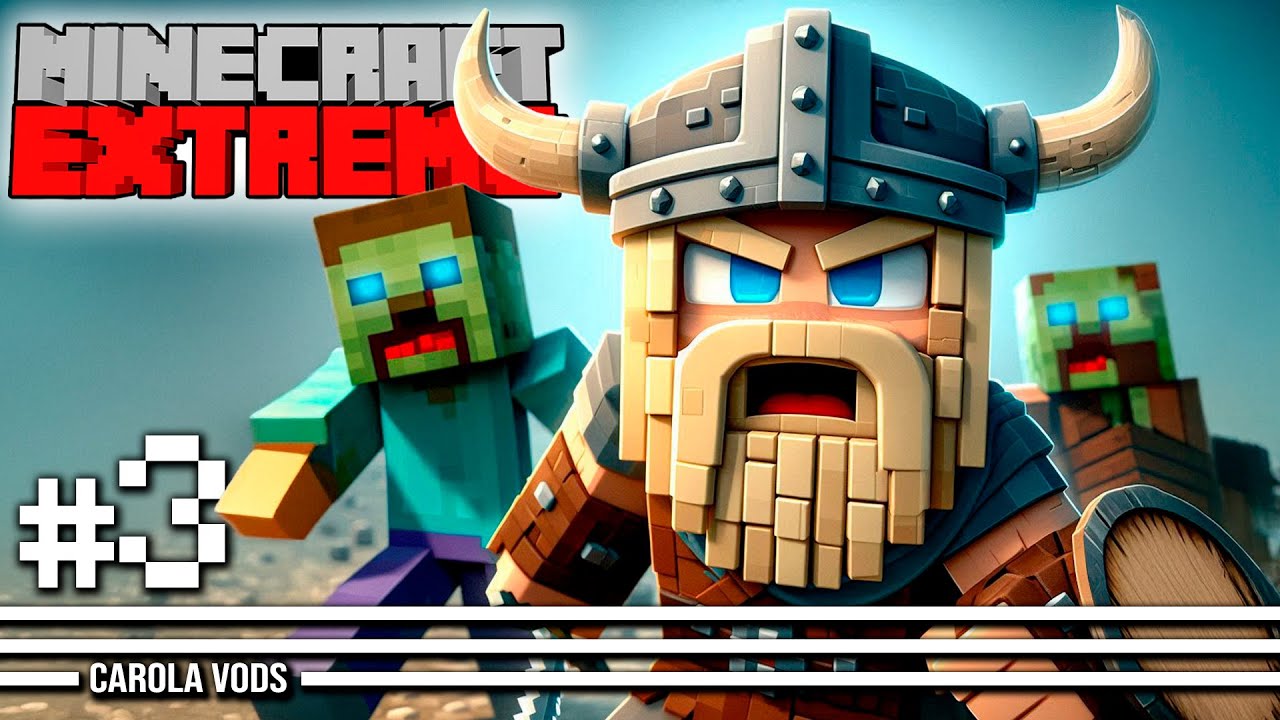 DÍA 3 en MINECRAFT EXTREMO (Año 2023) ⛏️ CAROLA - YouTube