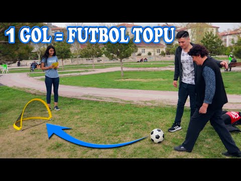 SOKAKTA FUTBOL TOPU DAĞITMAK (1 GOL = 1 TOP)