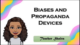 Biases and Propaganda Devices English 6 Week 4-5 (MELC BASED) screenshot 1