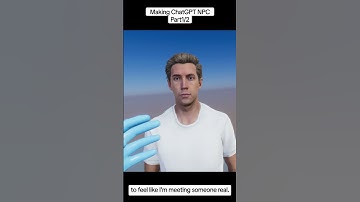 Making Chat GPT NPC for my VR Game !! Part 1/2