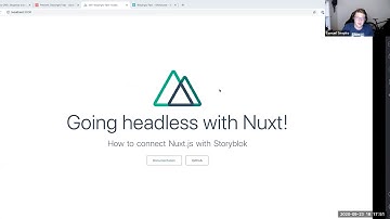 Going headless with Nuxt.js - JavaScript and Friends Online Meetup - Samuel Snopko - September 2020