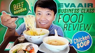 EVA Airline BUSINESS CLASS Review, New York to Bangkok Thailand