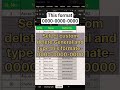Excel tips &amp; tricks🔥⚡ #excel #exceltips #exceltricks #exceltutorial #youtubeshorts #ytshorts