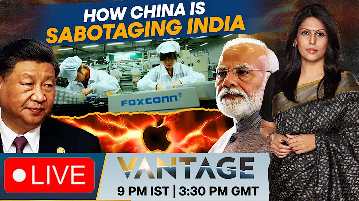 LIVE: How China is Undermining India's Progress in Smartphone Production | Vantage with Palki Sharma