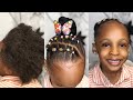 SIMPLE BIRTHDAY HAIRSTYLE FOR 4YRS OLD GIRL | HAIR TUTORIAL #birthday #toddlerhair #naturalhair