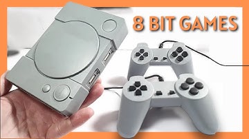 Data Frog 8 Bit 620 Video Game Console Review - Mini Retro PS1