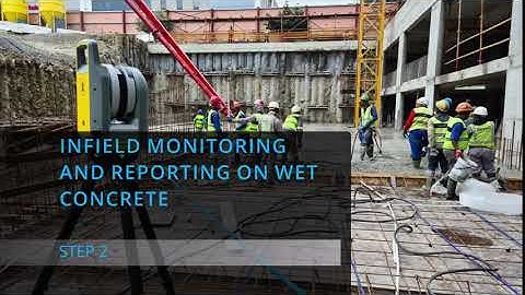 Trimble X7 - Floor Flatness Infield Inspection