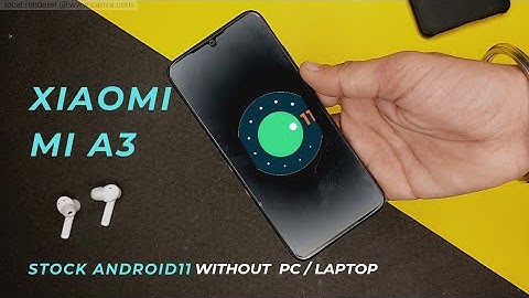 Xiaomi Mi A3 - Stock Rom Flashing Without Pc/laptop Android 11⚡in few Minutes @yfstech
