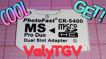 Sony Memory Stick Pro Duo to dual Micro SD adapter. Fix error C:13:01