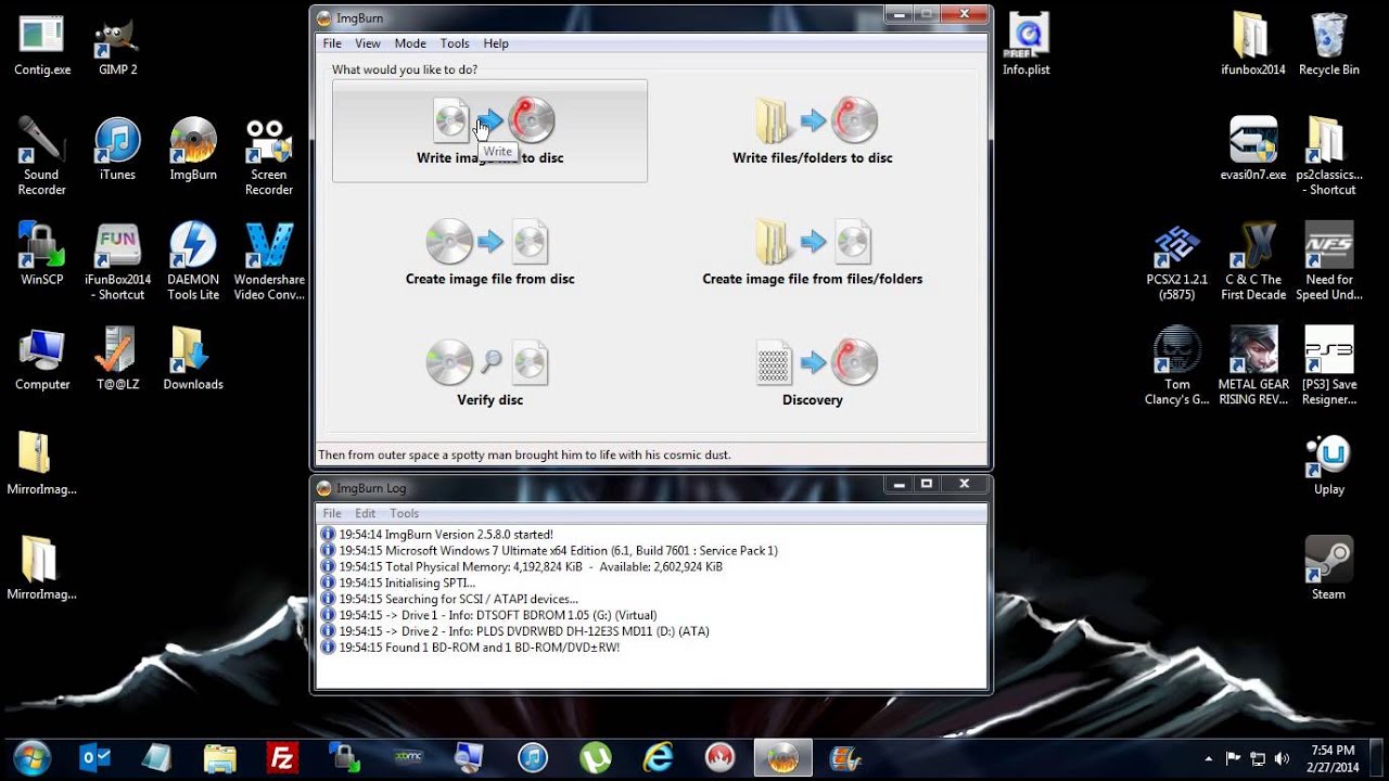 Create and mount iso windows 7 youtube