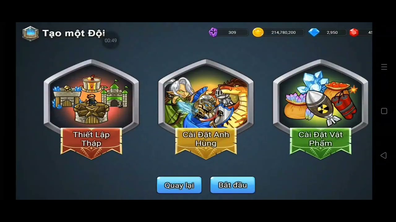 Review acc mình nha |Gold Tower Defense M |Busidol|