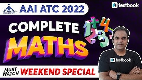 AAI ATC Maths Preparation 2022 |Complete Maths for AAI ATC | Important Questions by Atul Sir