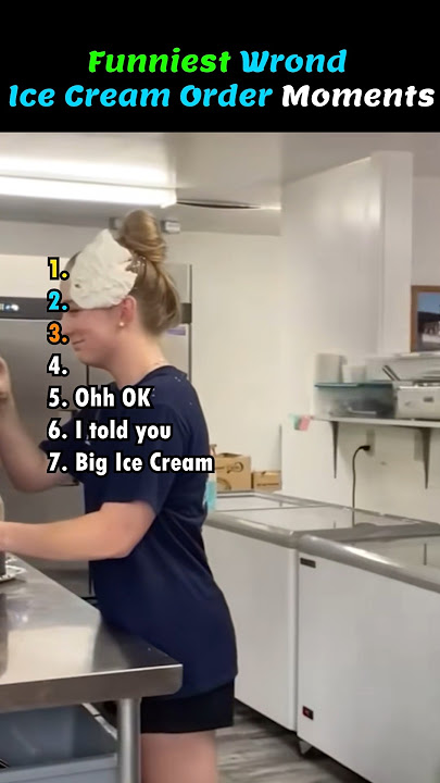 Ranking funniest wrong ice cream orders #ranking