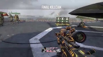 Nice custom games trickshot on carrier Bo2